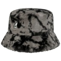 Faux Fur Grey Mottle Bucket Cloth Hat by Kangol - 71,95 £