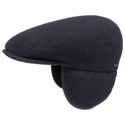 Kent Wool Earflaps Flat Cap by Stetson - 99,00 £